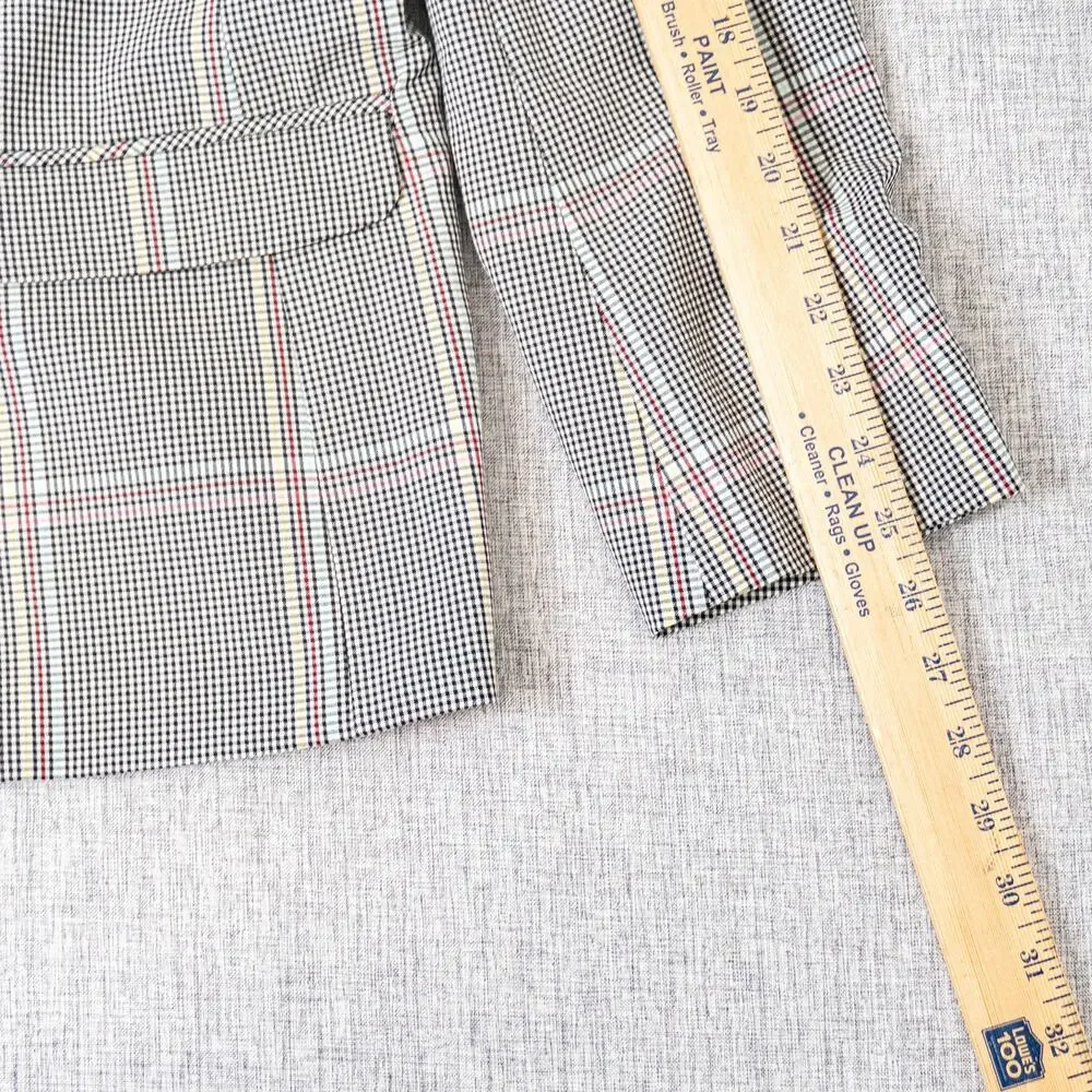 MR TURK Men's KENNEDY 2-Piece Suit Blazer & Pants Gray Plaid Check 42R